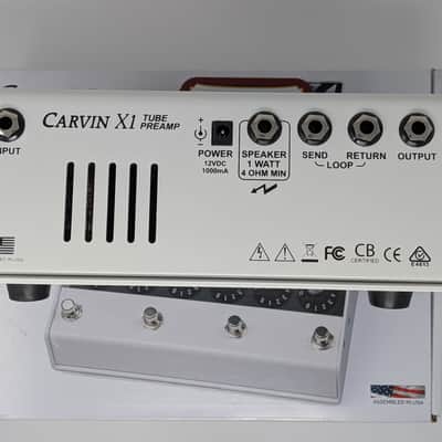 Carvin X1 Tube Preamp Pedal (X100B Preamp) [Mint] image 2
