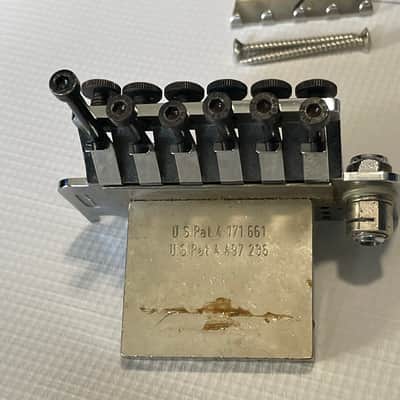 1980's Era Original Floyd Rose Made in Germany Chrome Tremolo Bridge Vibrato Kramer Guitar image 7
