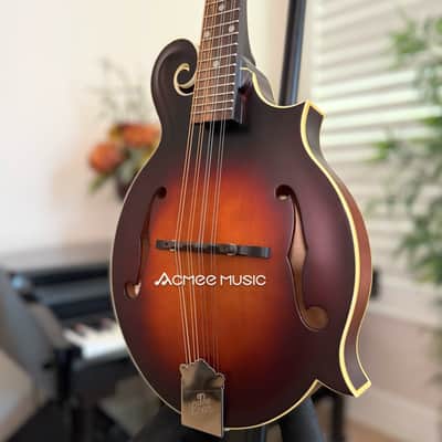 The Loar LM-310F Honey Creek F-Style Mandolin Brownburst + FREE D'addario EJ Strings image 3