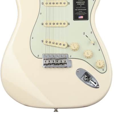 Fender American Vintage II 1961 Stratocaster Electric Guitar - Olympic White image 2