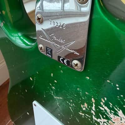 2026 Fender Custom Shop Stratocaster Pro W25 Relic - Candy Apple Green image 11