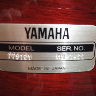Yamaha Recording Custom TT912Y Tom (MIJ) - Cherrywood image 7