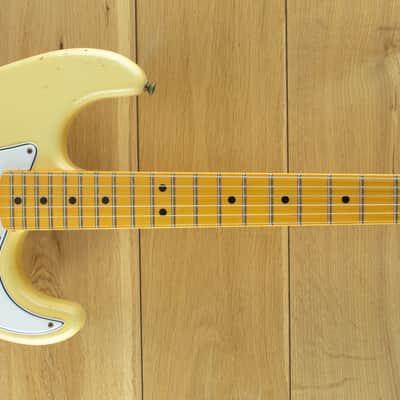 Fender Custom Shop Austin MacNutt 69 Strat Journeyman Relic Aged Vintage White R123536 image 1