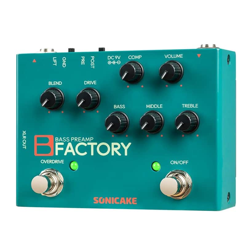 SONICAKE B Factory Analog Bass Preamp, comp and Overdrive Guitar Bass Pedal,price include the import duty for US buyer image 1
