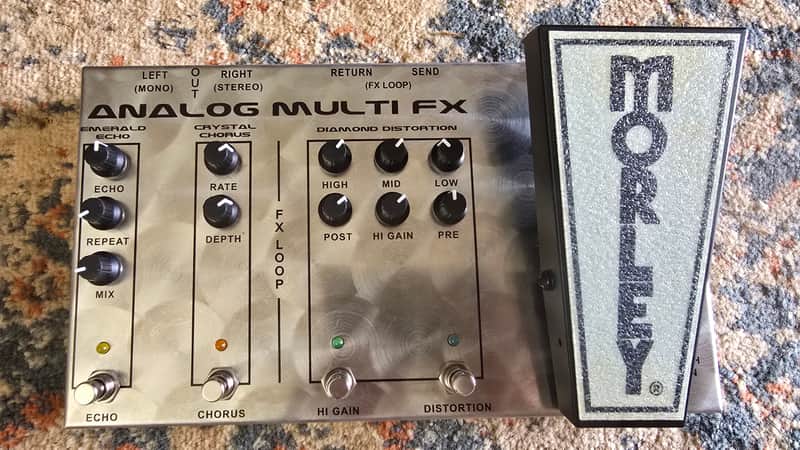 Morley AFX-1 Analog Multi FX 2022 - Present - Spun Stainless Steel image 1