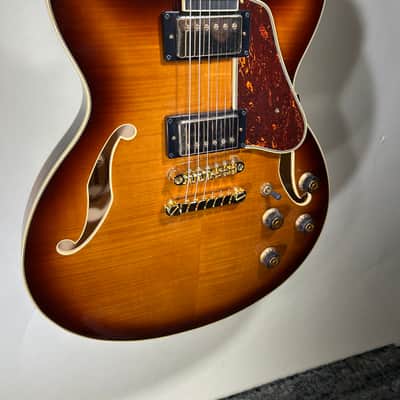 Ibanez AS93FM-VLS Artcore Expressionist Electric Guitar - Violin Sunburst Finish image 2