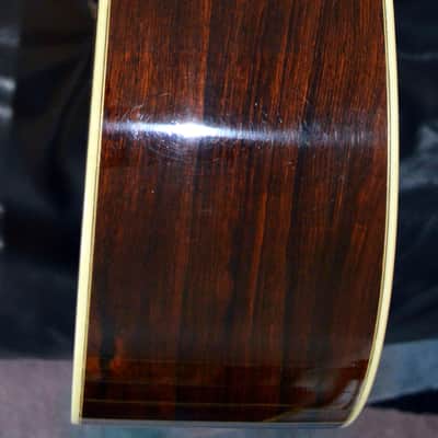 Santa Cruz 1990 D-28H 100 Yr. old Brazilian Rosewood German Spruce Master Grade Herringbone Binding image 8