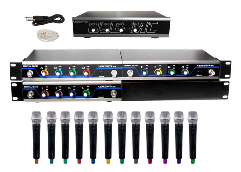 VocoPro Wireless Microphones and Transmitters (USB-Acapella 12) image 1