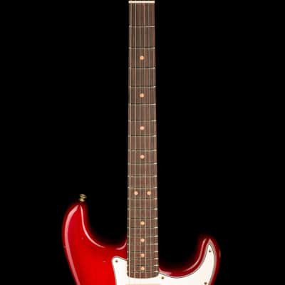 Used Fender Custom Shop 1963 Stratocaster Heavy Relic Crimson Burst - Truetone Color Set with OHSC image 10
