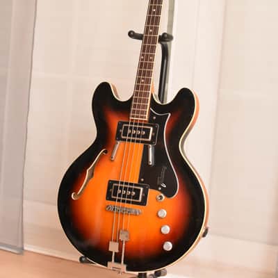 Framus BL-16 – 1969 German Vintage Semi Acoustic Thinline Archtop Bass Guitar Gitarre image 3