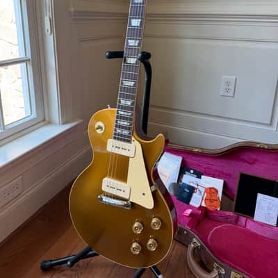 2026 Gibson Custom Shop Les Paul Standard ‘54 Reissue R4 VOS - Gold Top image 4
