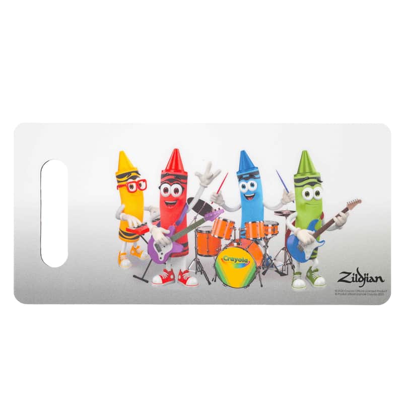 Zildjian PZA ZKIDS 6 DRUMSTICKS + PAD, CRAYOLA image 1