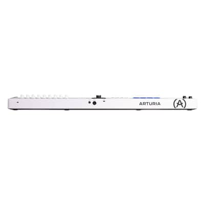 Arturia KeyLab Essential 61 mk3 MIDI Controller Bundle w/ Pig Hog Solutions PMID06 6ft MIDI Cable, USB Cable & Liquid Audio Polishing Cloth (White) image 4