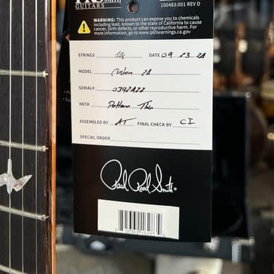 PRS - Custom 24 Charcoal Burst 2024 image 4