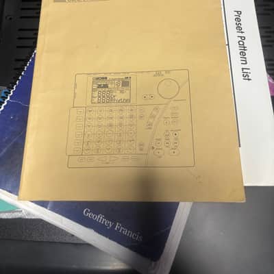 Boss DR-5 Dr. Rhythm Owner’s Manual