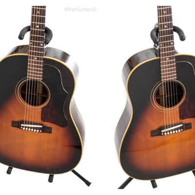 1967 Gibson J-45 acoustic guitar in Sunburst image 14