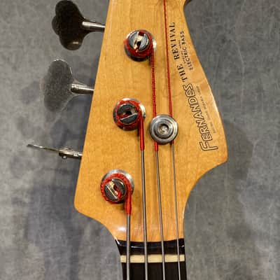 FERNANDES THE REVIVAL RJB-60 1982年製 Fernandes RJB-75-60 , The Revival Jazz Bass 1982 - Sunburst | Reverb