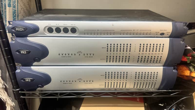 Digidesign 192 Pro Tools HD Interface 16x8x8 with 2x Analog Input / Analog Output / Digital I/O Cards image 1