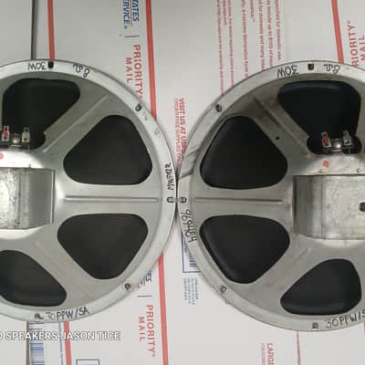 12" RCA ALNICO SPEAKERS PAIR #961628 VINTAGE HI-FI WIDE RANGE OR GUITAR image 2