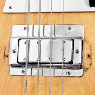 Vintage Ibanez Ric Style 4001 Copy Lawsuit Electric Bass Guitar in Fireglo image 10