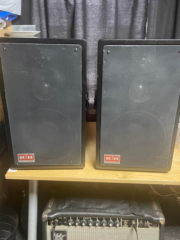 Klein and Hummel 3 way active studio monitors O96 for sale image 1