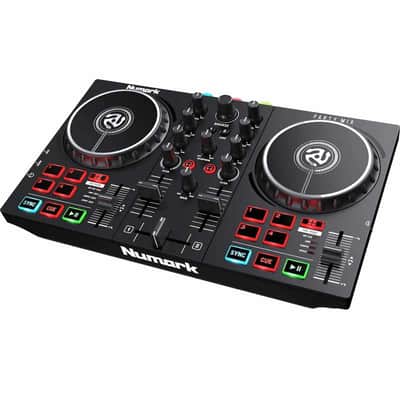 Numark PARTYMIX2 Contrôleur 2 voies avec système Light intégré, streaming image 1