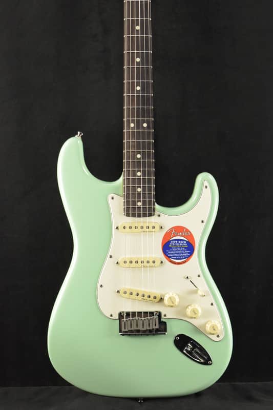 Fender Jeff Beck Stratocaster Surf Green Rosewood Fingerboard image 1