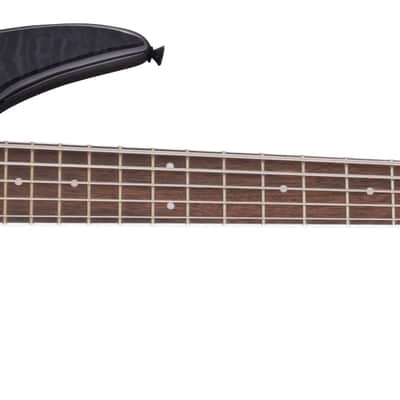 Jackson X Series Spectra Bass SBXQ V, 5 String Bass Transparent Black Burst image 8