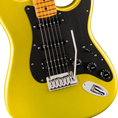 Fender American Ultra II Stratocaster HSS Maple FB Solar Flare with Case image 3