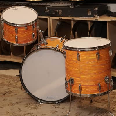 Ludwig 13/16/22/5x14" Super Classic Drum Set - 1970s Mod Orange image 12