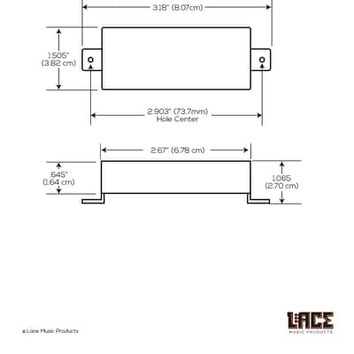 LACE Nitro Hemi Mini Humbucker (BRIDGE) - Chrome image 2