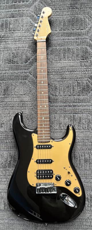 Fender American Deluxe Fat Stratocaster HSS with Rosewood Fretboard 2008 - Montego Black image 1