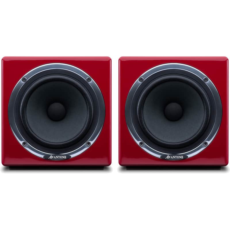 Avantone MixCube Active 10th Anniversary Red Mini Reference Monitors (Pair) image 1