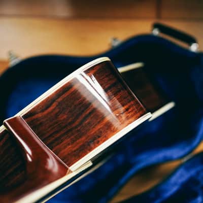 1981 K.Yairi YW-500P – Handcrafted in Japan | Solid Top | D-45 Style | Original Hard Case image 13
