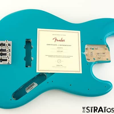 Fender American Professional II Jazz Bass BODY & HARDWARE, Miami Blue image 2