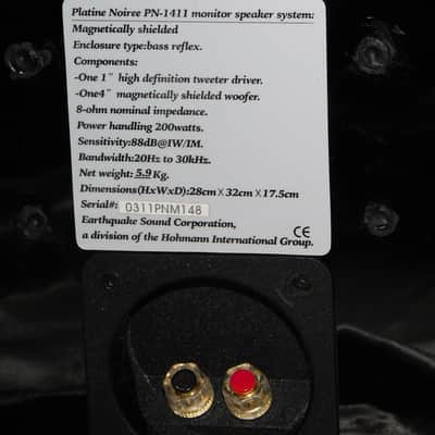 Earthquake Platine Noiree PN-14111 rear surround speakers pair image 6