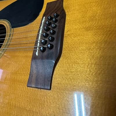 Used Vintage Alvarez 5021 Natural 12 String Acoustic Guitar w/ Hard Case MIJ JAPAN image 5