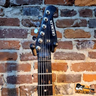 Gremlin Short-Scale Electric Guitar (1980s - Black) image 4