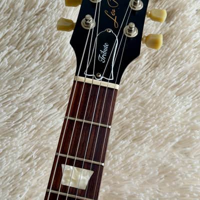 Gibson Les Paul Tribute Gold Top Electric Guitar image 8