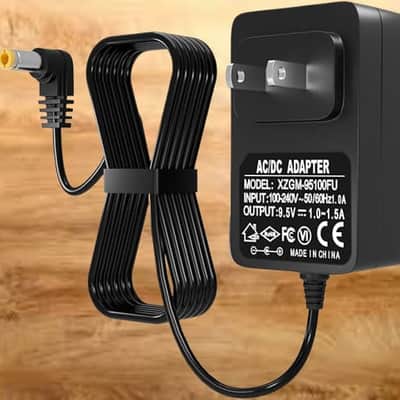 9.5V Power Supply Charger for Casio ADE95100LU Casio Piano Keyboard SA76 SA77 SA46 CTK-2080 CTK-2550 CTK-3200 Piano Keyboard Replacement