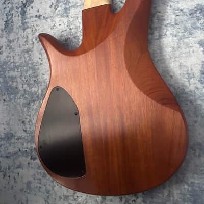 Fodera Monarch 19mm 34” scale 2012 - Koa Acrylic Satin image 17