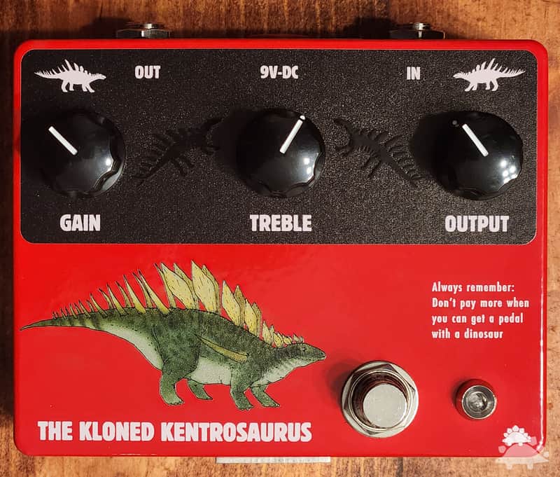 Steggo Kloned Kentrosaurus - Klon-like Pedal - NOS Germanium Diodes image 1