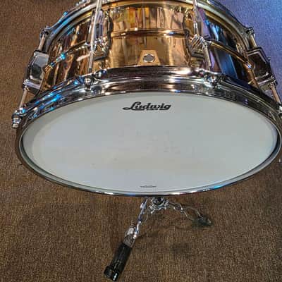Ludwig Supraphonic Smooth Bronze 5.5x14 Snare Drum image 6