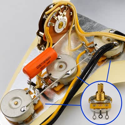 1954 Alnico 3 SSS Loaded ST Guitar Pickguard – Pre-Wired Single Coil Pickup Set, 11-Hole Strat Style Replacement image 7