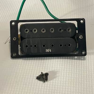 2004 Korean Ibanez RG370DX RG Series INF4 Black Bridge Humbucker Guitar Pickup w/ Ring 16.08k