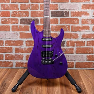 ESP The Mirage See-Thru Purple 1995 w/Hardshell Case image 4