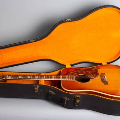 Gibson Hummingbird Flat Top Acoustic Guitar (1962), ser. #82242, original black hard shell case. image 10