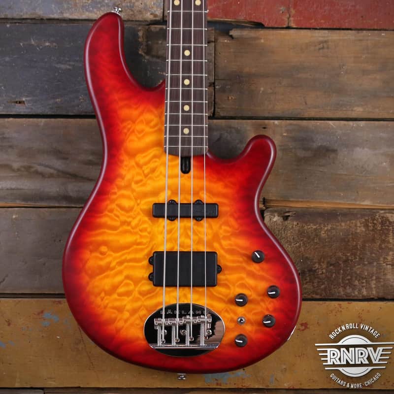 Lakland Skyline 44-02 Deluxe Satin Cherry SB, Rosewood B-Stock image 1