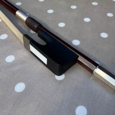 Double Bass French Bow- New Hair - Great Condition - Lovely Clear Articulate image 10