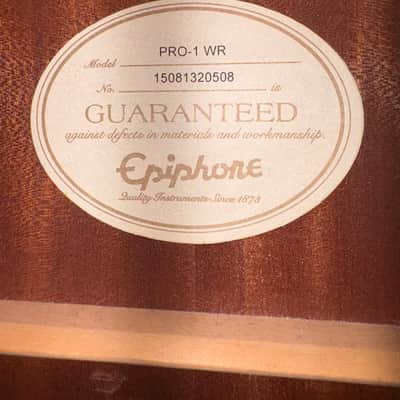 Epiphone PRO-1 2014 - 2020 - Wine Red image 3